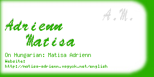 adrienn matisa business card
